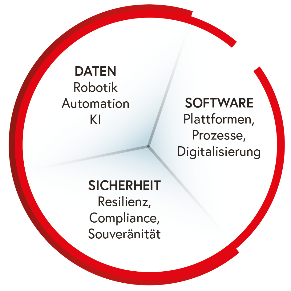 colenio Leistungsbereiche: Daten, Software, Sicherheit